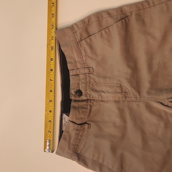 Volcom Khaki Tan Shorts Waist 25 Size 10 - Picture 5 of 6